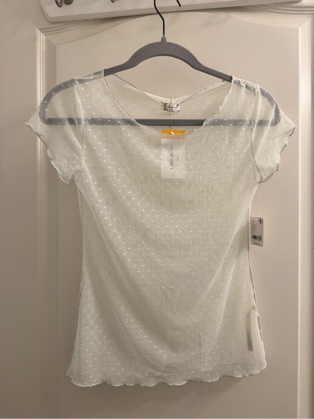 Free people size small layering sheer top